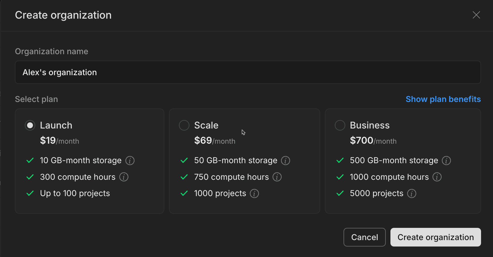 convert personal account to an organization