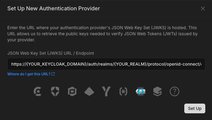 Add Authentication Provider